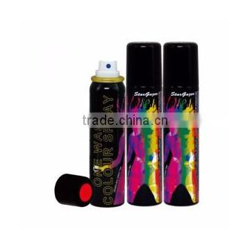 Fashionable temporary hair color spray ONE WASH Hair Color Spray with washable.