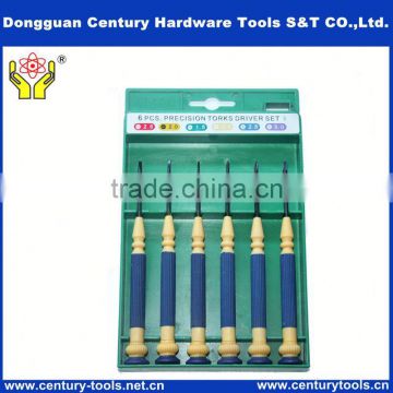 6pcs electrical test screwdriver