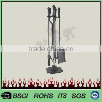 Most popular traditional stainless steel fireplace tool cleaning tool set