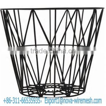 Storage Basket Stacking Wire Mesh Cage photo-4