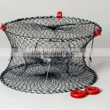 Fully collapsible commercial crab pots