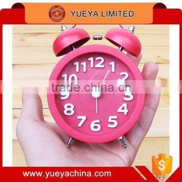 Korean Style Candy Colors 3D Digital Clock Retro Heart Shaped Alarm Clock photo-5