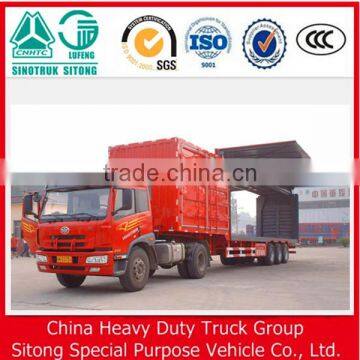 50ton 60ton 3 Axles Steel Van Semi Trailer/Box Container Semi Trailer