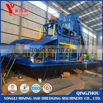 Chinese Bucket Type Chain Gold Dredge Machine for Sale photo-2