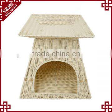 S&D Eco-friendly Natural Water Hyacinth Pet Basket Cat House,dog Bed photo-2
