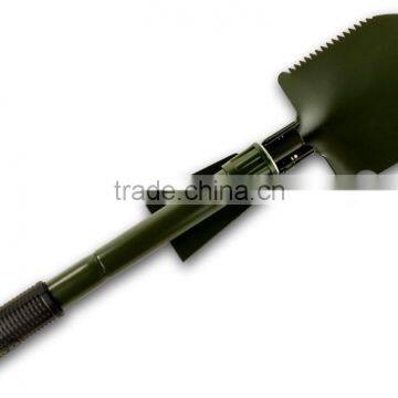 5 in 1 Folding Camp Shovel, Hoe, Compass, Saw and Bottle Opener With Free Compact Carrying Case photo-4