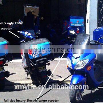 5000w Motorcycle/Scooter with insulated fiberglass food delivery box
