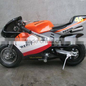 2-stroke 49cc kids pocket bike/pit bike