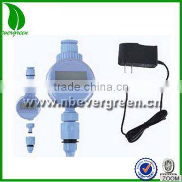 AC battery controller irrigation timer with battery backup