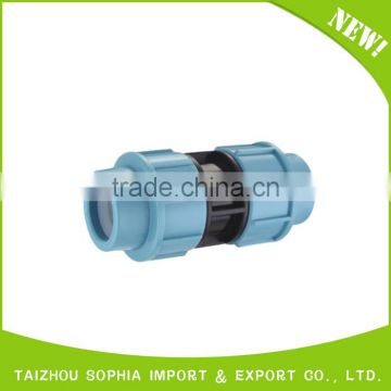 compression fitting female thread plastic pipe fittings tee PN10 male tee 20x1/2"mm/pp compression fittings for irrigation