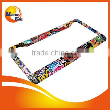 Fashion Funny Full Logo Printing License Plate Frame