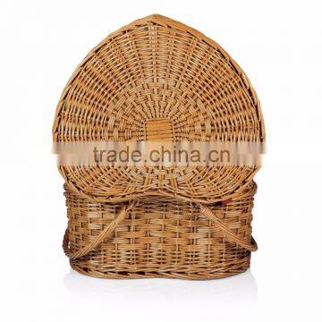 Wholesale Heart Shape Wicker Basket With Handle, Wicker Basket Made in China photo-2