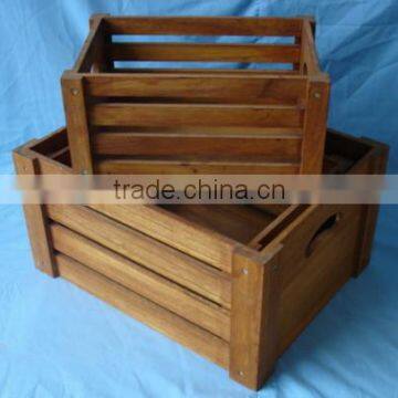 Cheap Colorful Handmade Used Wooden Fruit Crates for Sale photo-5