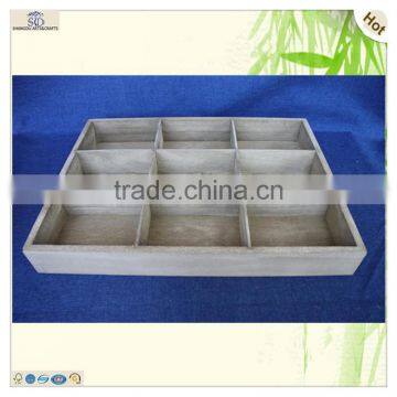 Custom Antique Paulownia Home Storage Wood Box photo-2