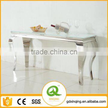 Modern Design Marble Top Stainless Steel Extra Long Sideboard F306
