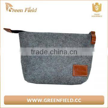 Grey Felt Organizer Bag Cosmetic Storage Bag photo-4