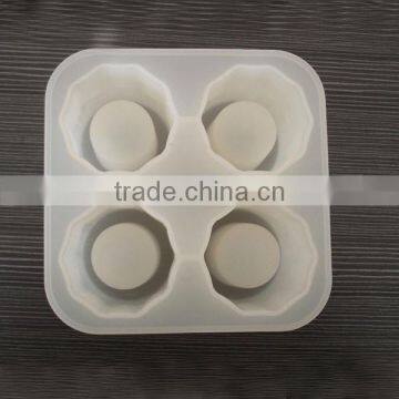 Hot Sale! Wholesale Food Standard Glass Freeze Silicone Ice Cup Mold