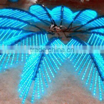 Home Garden Decorative 16.5ft Height Outdoor Artificial Green Flashing LED Solar Lighted up Date Palm Trees With Bark EDS06 1415 photo-2