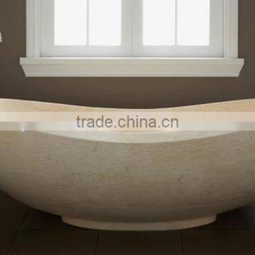 yellow marble bathtub for bathroom