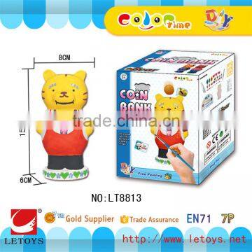 factory DIY Coloring Bear Shape Coin Bank