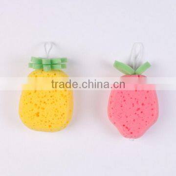 Pineapple sponge kitchen cleaning sponge PU sponge customized shape