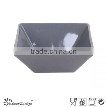 5.5" Solid Yellow Color Square Bowl in Solid Color photo-3