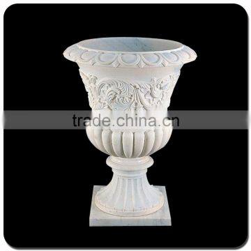 China White Marble Planter Pot VFP-006L photo-6