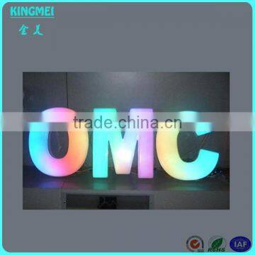 Hot Channel Led Raised Letter Colorful Acrylic Sign colour acrylic sign,raised letters