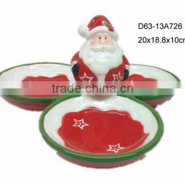 Ceramic christmas candy dishes