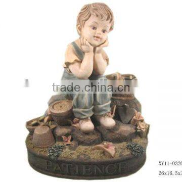 Little boy garden statues