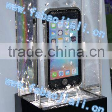water proof cell phone display show case