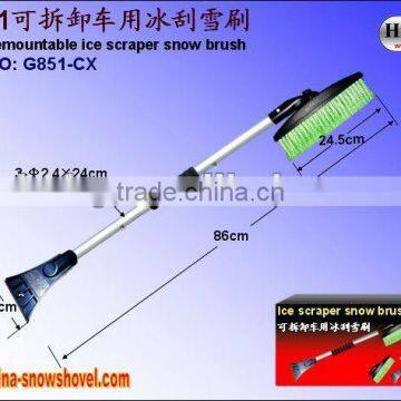 2-in-1 dismountable ice scraper & brush combo (G851-CX)