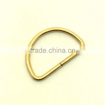 Steel Rings / Brass Finish Metal D Ring / Metal Hardware Ring photo-2