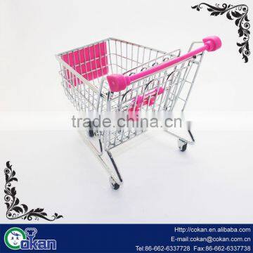 New Arrival Food Basket/ Keranjang Barang / Storage Holders Shopping Trolley Shape CK-KT613 photo-2