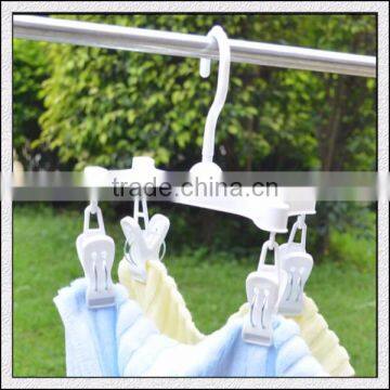 Wholesale Factory Price High Quality Plastic Hanger With 4 Small Lips for Baby Size Scoks Cloth photo-3