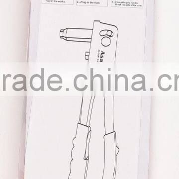 9.5" Single Hold Hand Riveter Punch Tool AK-0329 photo-6