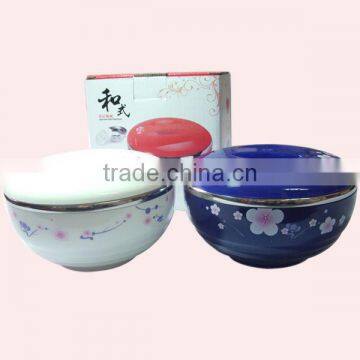 Stainless Steel Bowl Plastic Lid