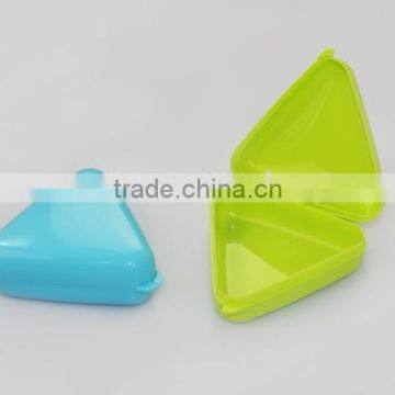 Colorful Triangle Sushi Box Portable Plastic Sandwich Box