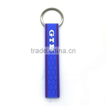 Promotional Gifts Wholesale Silicone GTI 3d Pvc Rubber Keychain photo-3