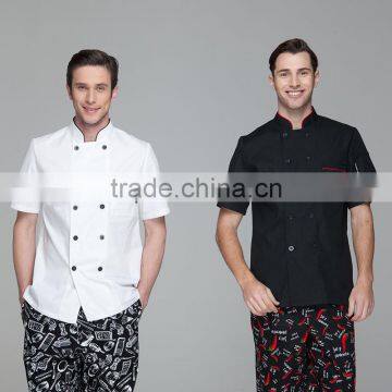 2017 New Trendy Restaurant Uniforms/Waiter/Chef Kitchen Jacket Shirt OEM ODM Offered