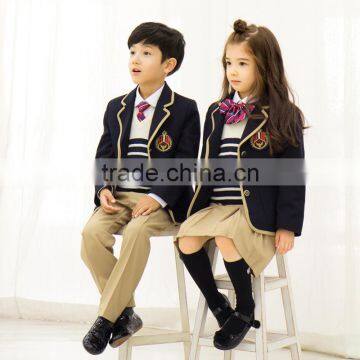 wholesale Spring Autumn young girls and boys school uniform