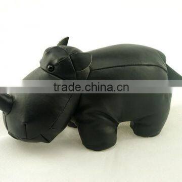 2014 8" New Animal Rhino Doorstopper