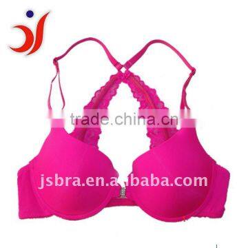 Nylon Front Open Sexy Bra