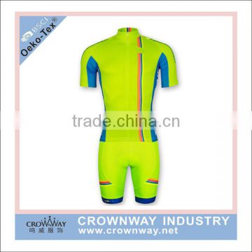 Custom Sublimation Print Speed Cycling Skinsuit For Road Riding