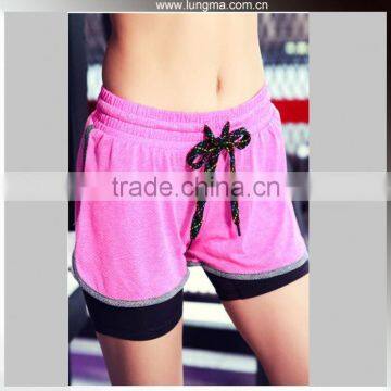 Nylon Spandex Workout Clothing Compression Gym Wear Women Wholesale Fitness Booty Shorts photo-5