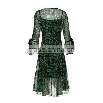 Feeling Girl Dress African Print Designs Pakistani Chiffon Dress photo-6
