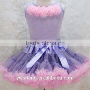 2017 Fashion Design Baby Girls Super Fluffy Pettiskirt Dress Set photo-2