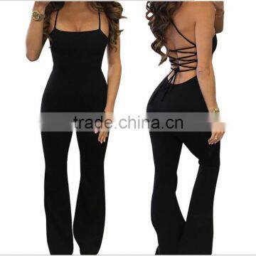 Zm50321b Women Jumpsuits Loose Pants Sexy Hot Sell Lady Trousers photo-4