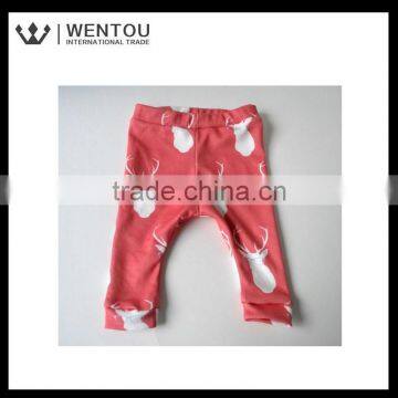 Comfortable Organic Cotton Deer Baby Leggings photo-2