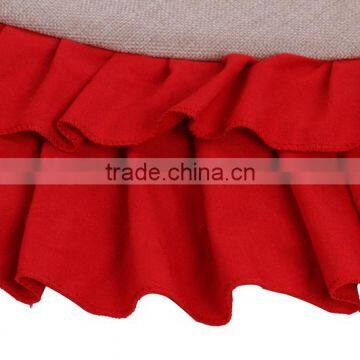 Hot Sale Fashion Ruffle Burlap Tree Skirt photo-6